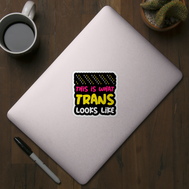 This is what Trans Looks Like, Transgender Shirt by Ben Foumen